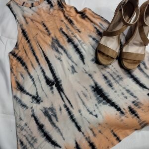 Ijoah tie dye babydoll dress SZ medium